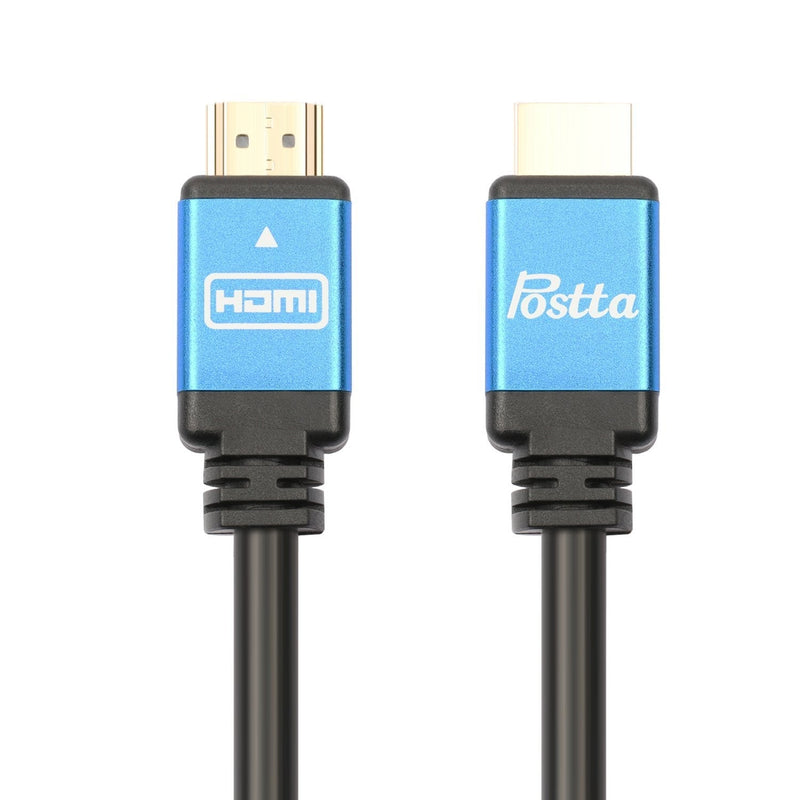 Postta Ultra HDMI 2.0V Cable(20 Feet) Support 4K 2160P,1080P,3D,Audio Return and Ethernet - 1 Pack(Blue) 20FT Blue
