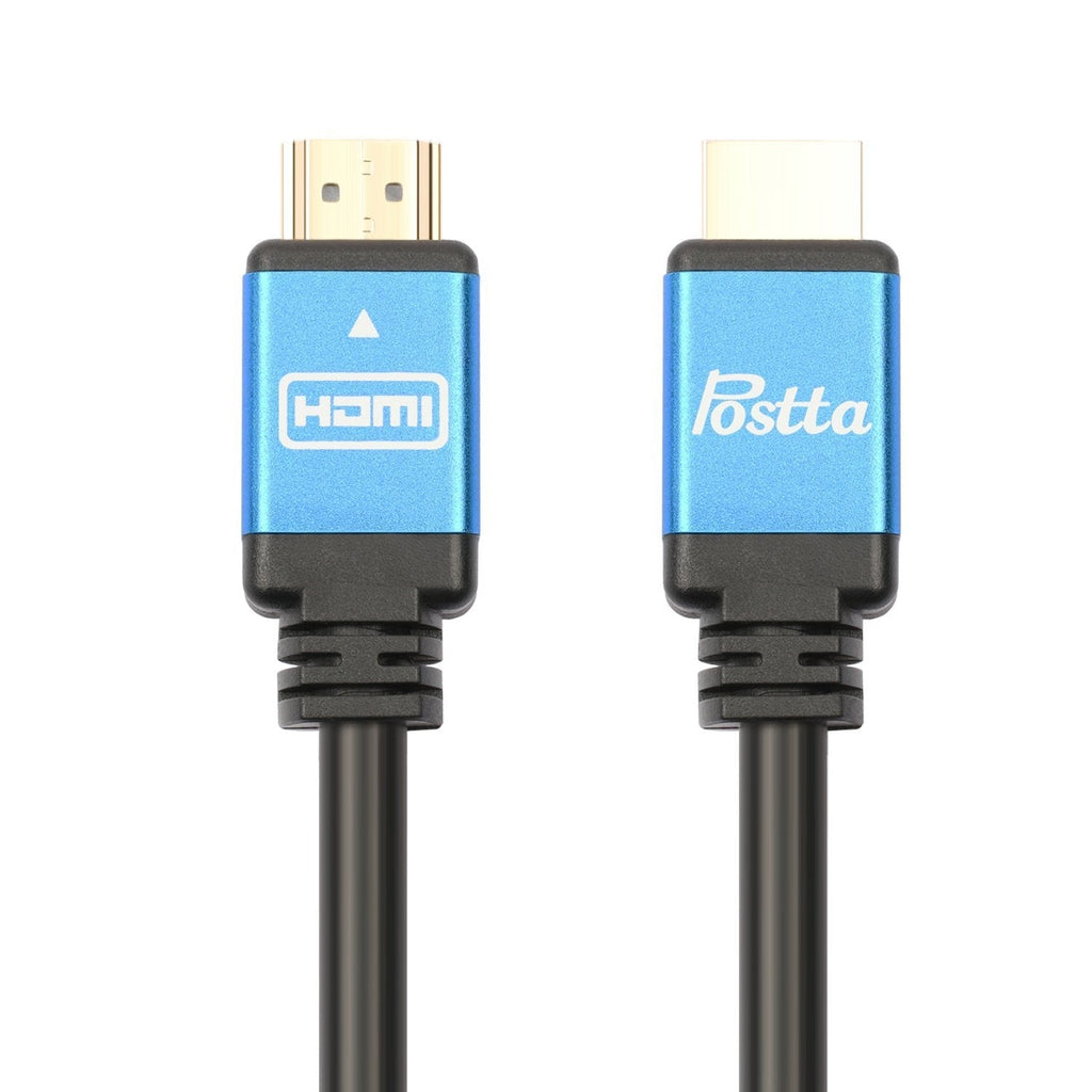 HDMI Cable(30 Feet) Postta HDMI 2.0V Support 4K 2160P,1080P,3D,Audio Return and Ethernet - 1 Pack(Blue) 30FT Blue