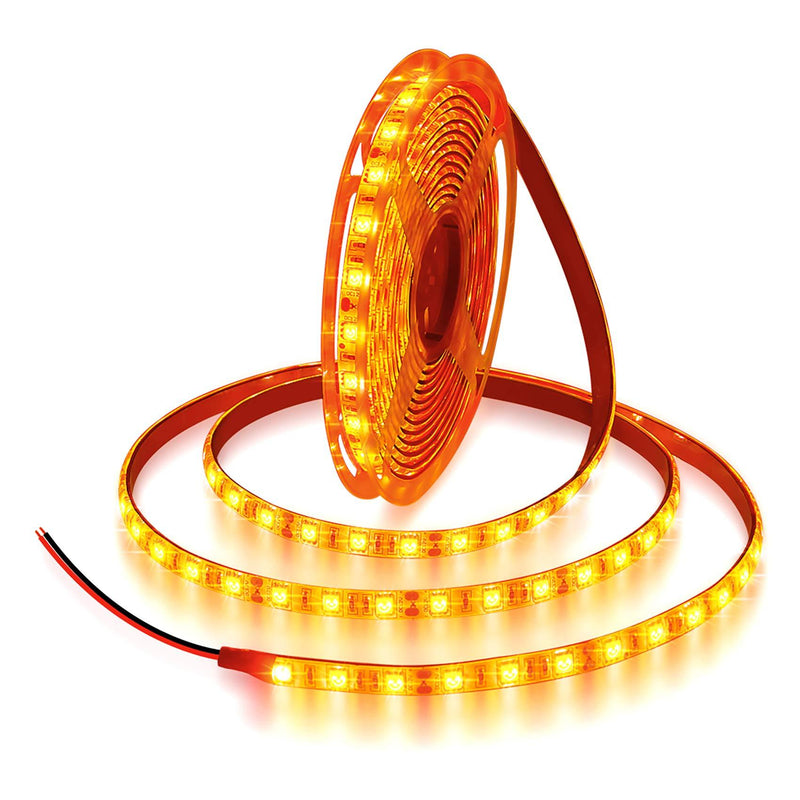 [AUSTRALIA] - ALITOVE Orange LED Strip Light 16.4ft 5050 SMD 5M 300 LEDs Waterproof IP65 12V DC for Home Hotels Clubs Shopping malls Cars Lighting Orange-wh 