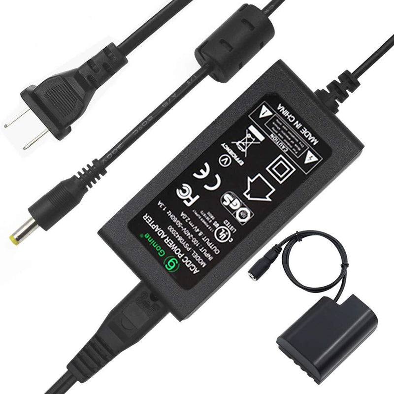 Gonine DMW-DCC12 DMW-AC8 AC Power Adapter DC Coupler Charger Kit Compatible with Panasonic BLF-19 Battery, Lumix DMC-GH3 DMC-GH4 DMC-GH3K DMC-GH4K DC-GH5 DC-G9 Digital Camera.