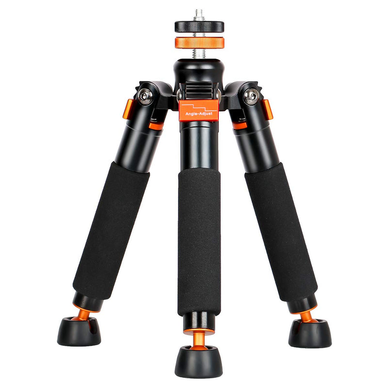 Koolehaoda A3 Mini Tripod with 1/4 and 3/8" Screw Mount, Universal Monopod Support Base Unipod Support Compatible with DSLR Cameras Video Micro Shooting