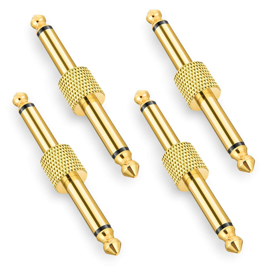 [AUSTRALIA] - Donner Pedal Coupler 1/4 Inch for Guitar Effect Pedal Connector 4 Pack 