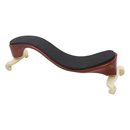 ammoon Violin Shoulder Rest Maple Wood for 3/4 4/4 Violin Fiddle with Cleaning Cloth, Collapsible and Height Adjustable Feet