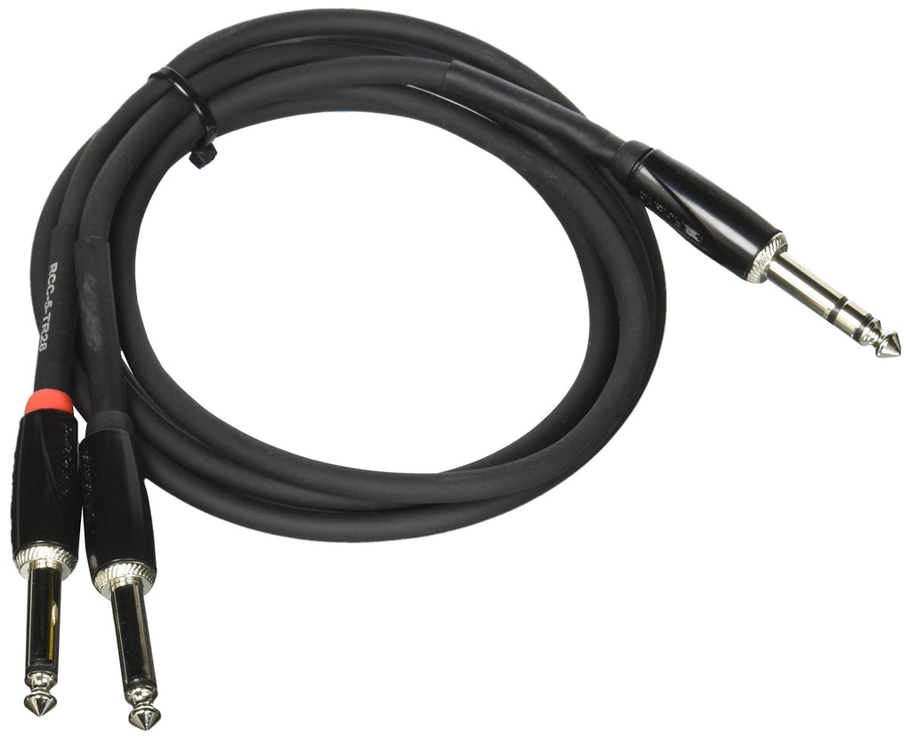 [AUSTRALIA] - Roland Black Series Interconnect Cable, 1/4-Inch TRS (Male) to Dual 1/4-Inch, 5-Feet 1/4" TRS(Male)-Dual 1/4" 5 feet 