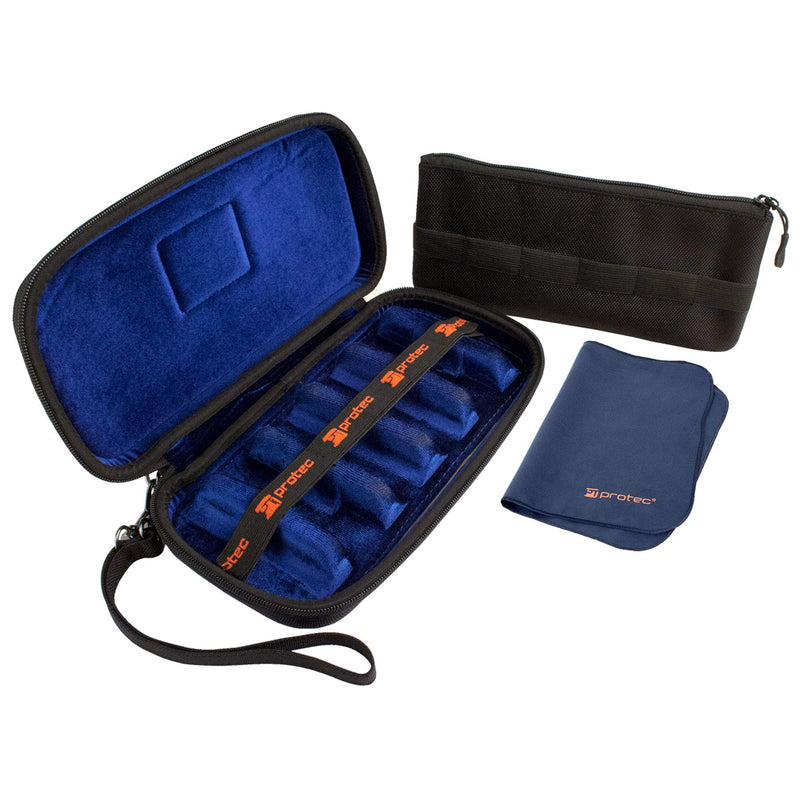 [AUSTRALIA] - Protec WMC6 6-Piece Woodwind Mouthpiece Case Protects up to 6 Mouthpieces 