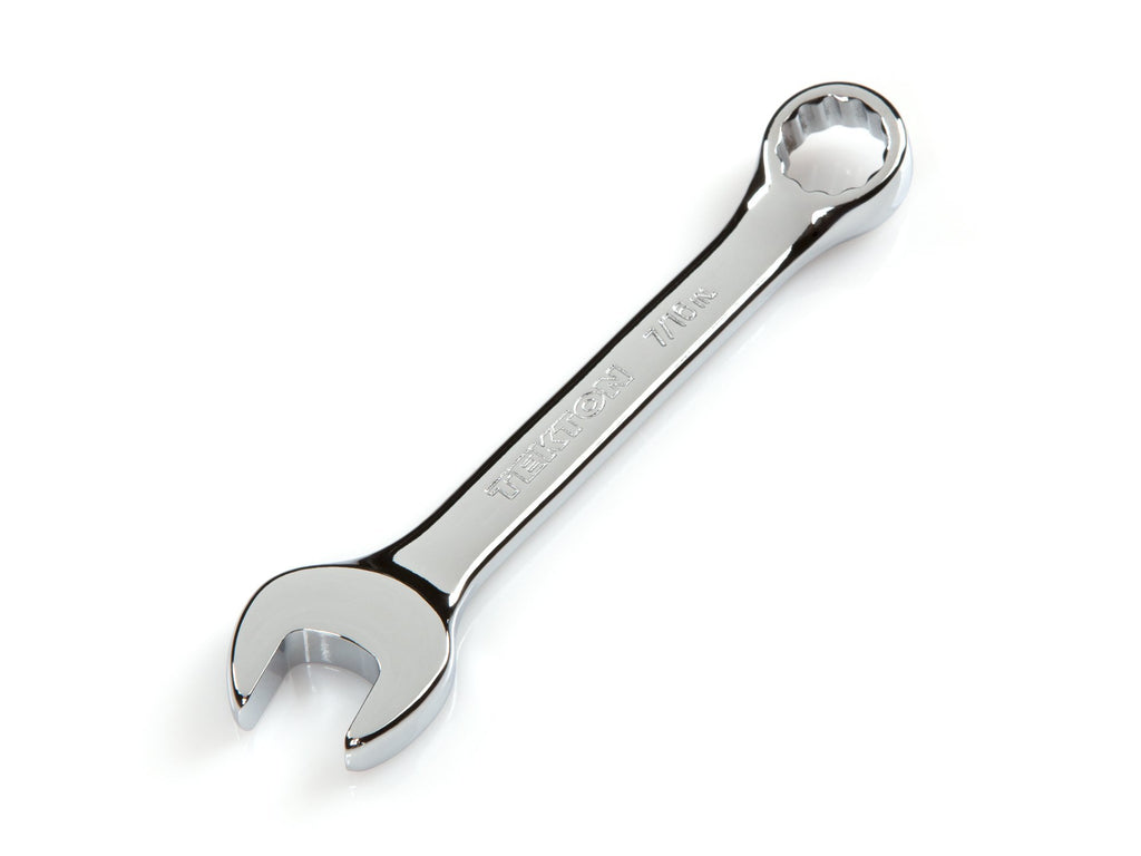 TEKTON 7/16 Inch Stubby Combination Wrench | 18046 7/16 in.