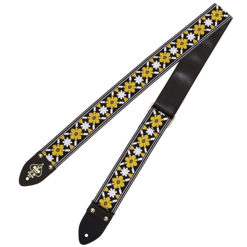 D’Andrea Ace Vintage Reissue Guitar Strap – Rooftop – Replica of Guitar Strap used on John Lennon's Epiphone Casino at the"Rooftop" Concert in 1969
