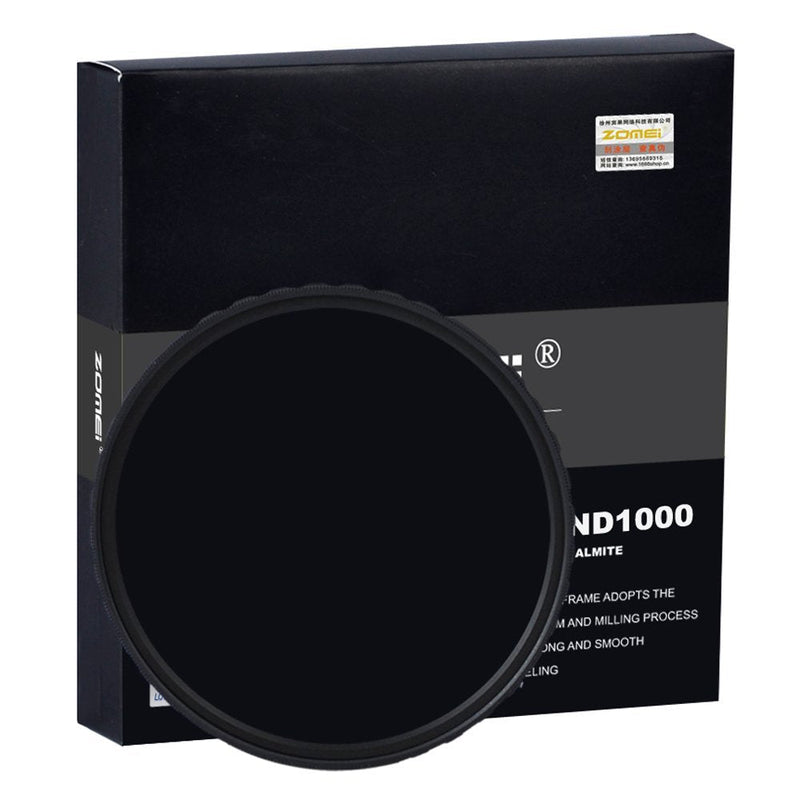 Zomei 67mm HD 10 Stop ND Filter Ultra Slim HD ND1000 18 Layer Multi-Coated Optical Schott Glass 10 Stop Neutral Density Lens Filter