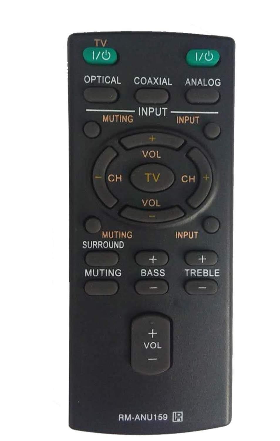 New Sound Bar Remote Control RM-ANU159 Fit for Sony Audio System HT-CT60/C SA-CT60 SS-WCT60 HT-CT60