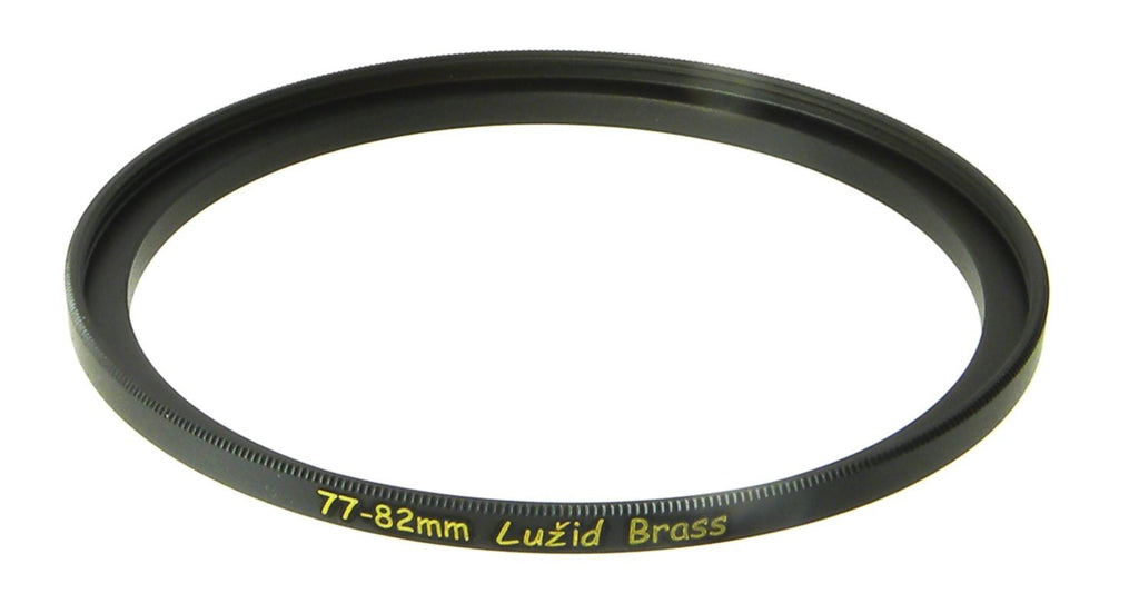 LUŽID X2 Brass 77mm to 82mm Step Up Filter Ring Adapter 77 82 Luzid