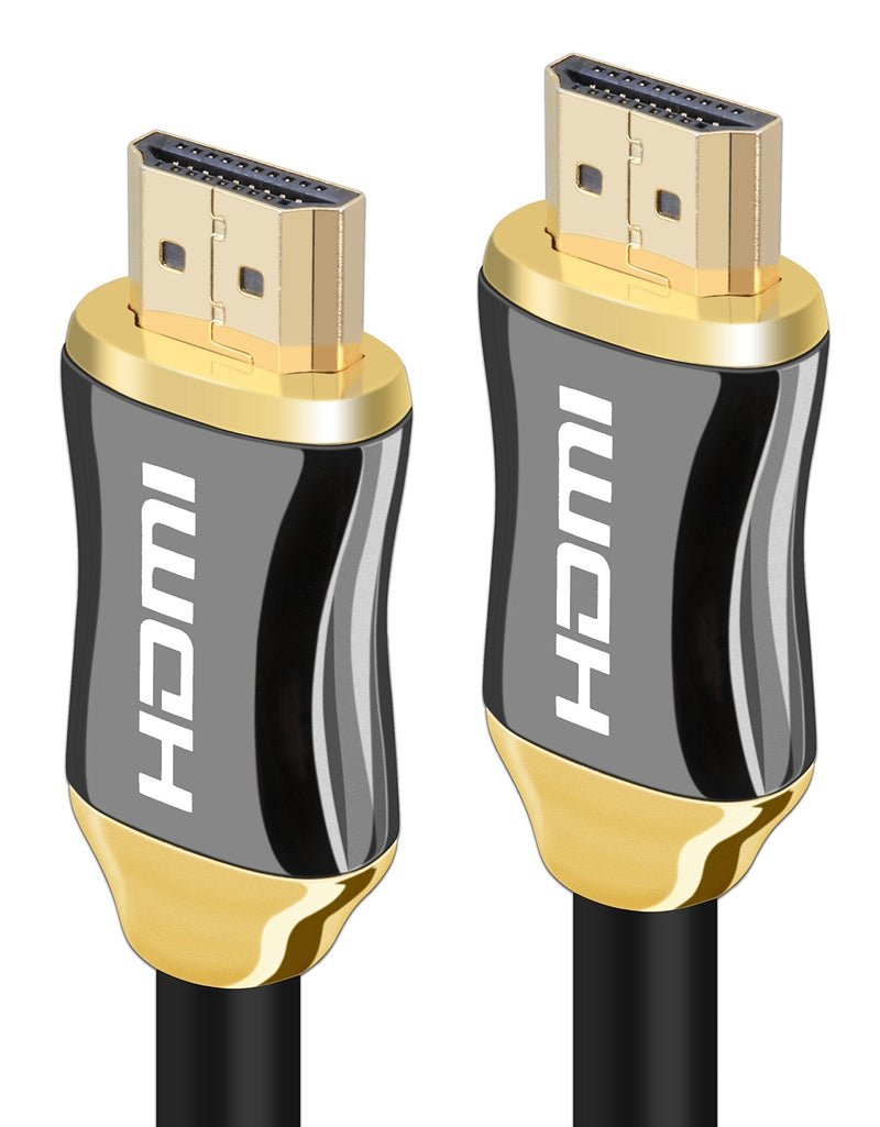 KIN&P Ultra High Speed hdmi cable 10ft 4k HDMI cables support Ethernet ,3D,4K and Audio Return (ARC)CL3 function and with 24k golden plated connector - Full Hd [Latest Version] 10Feet
