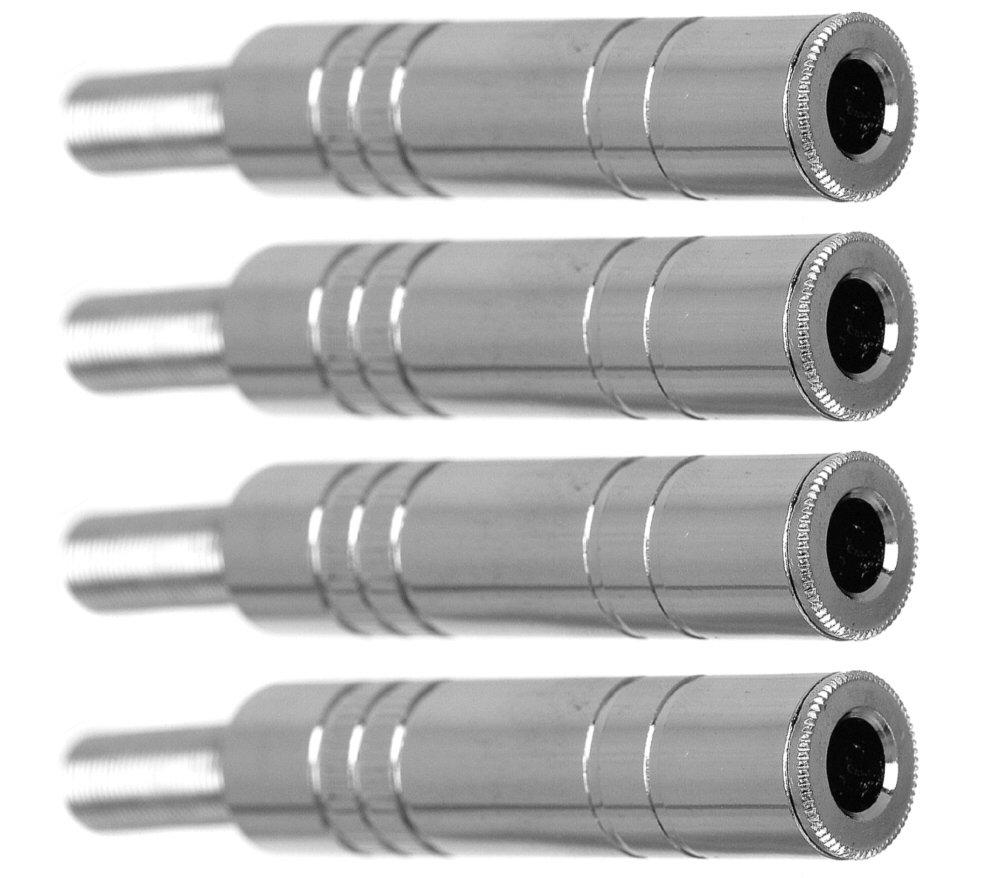 [AUSTRALIA] - CESS 6.35mm 1/4 Inch Stereo TRS Female Connector Jack (jcx) (4 Pack) 