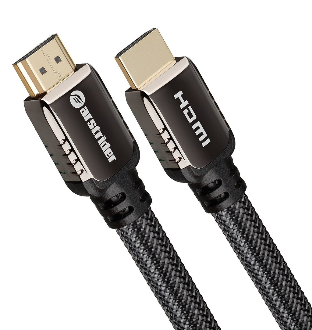 4K HDMI Cable/HDMI Cord 15ft - Ultra HD 4K Ready HDMI 2.0 (4K@60Hz 4:4:4) - High Speed 18Gbps - 28AWG Braided Cord-Ethernet /3D / ARC/CEC/HDCP 2.2 / CL3 by Farstrider 15 Feet