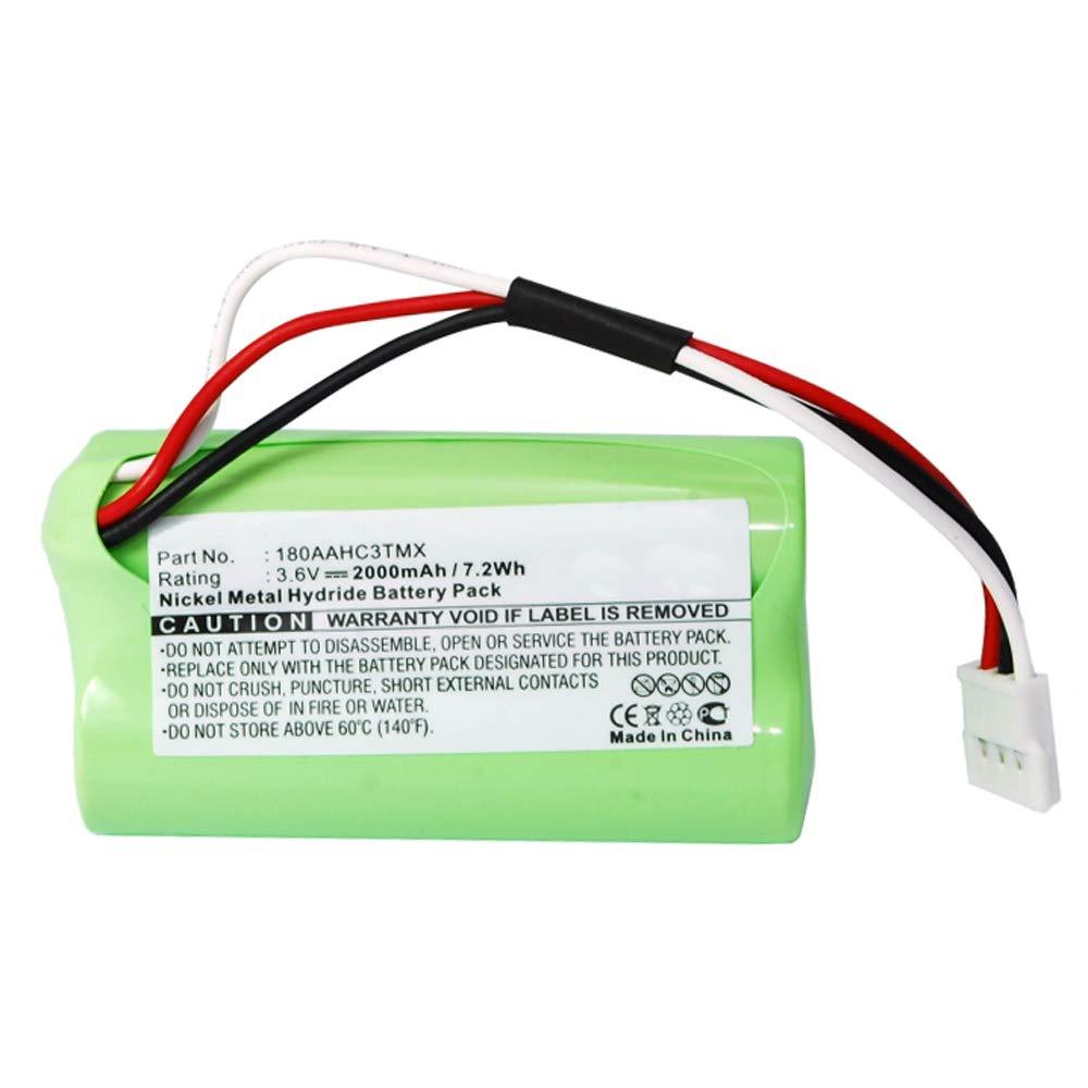 MPF Products 2000mAh High Capacity 180AAHC3TMX, 993-000459 Battery Replacement Compatible with Logitech S315i, S715i, Z515 Portable Speaker