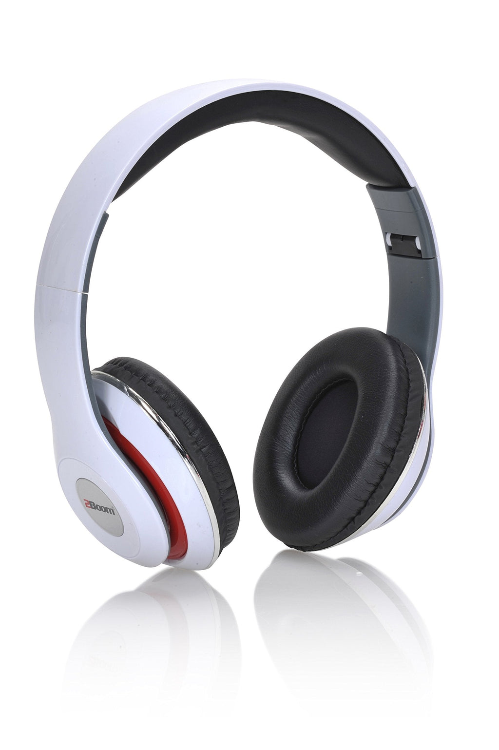2BOOM MIXX Professional Over Ear Studio Foldable Digital Stereo Bass Wired Headphone White