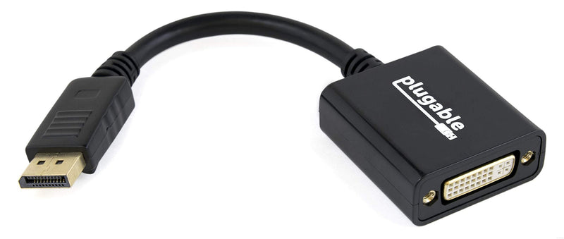 Plugable DisplayPort to DVI Adapter (Supports Windows and Linux Systems and Displays up to 1920x1200@60Hz, Passive)