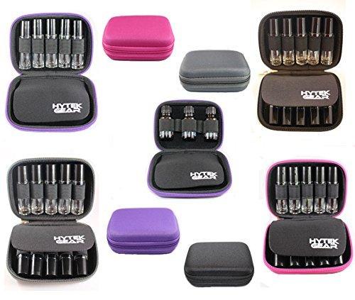 Essential Oil Carrying Case Holds 10 Bottles Perfect for Roller Bottles 5ml - 10ml Multiple Colors! (1 Pack, Purple) 1 Pack