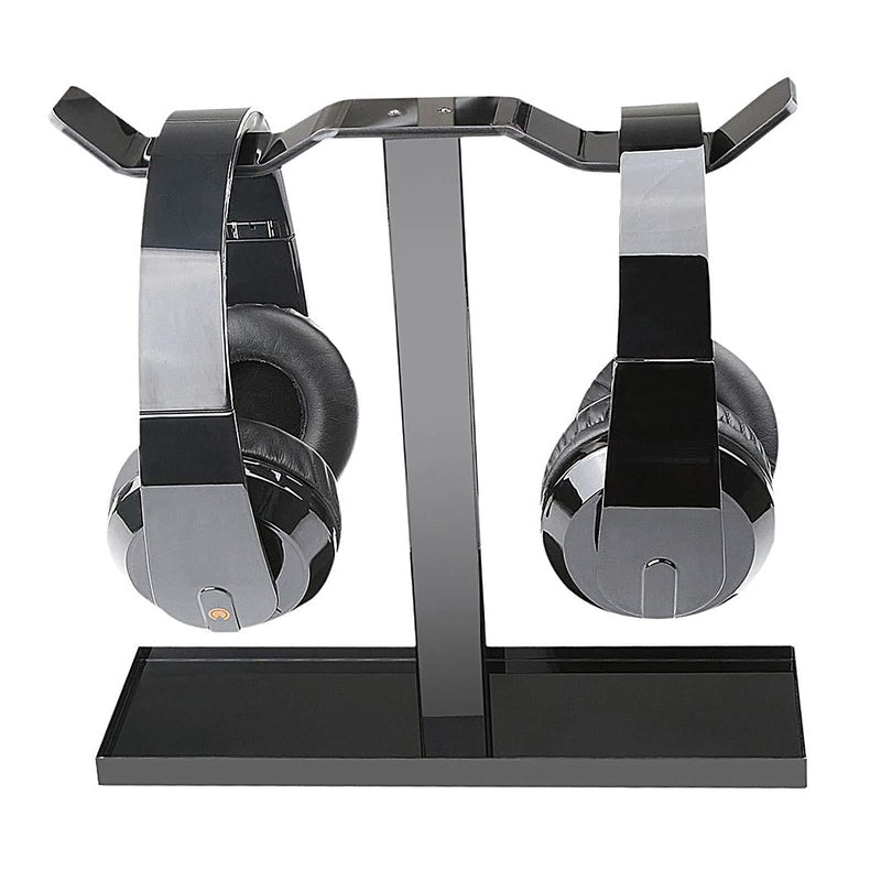 Headphone Stand, MOCREO Acrylic Dual Balance Headset Stand Gaming Headphone Holder/Mount/Hanger, Desktop Headset Holder/Mount/Hanger, Extra Thick
