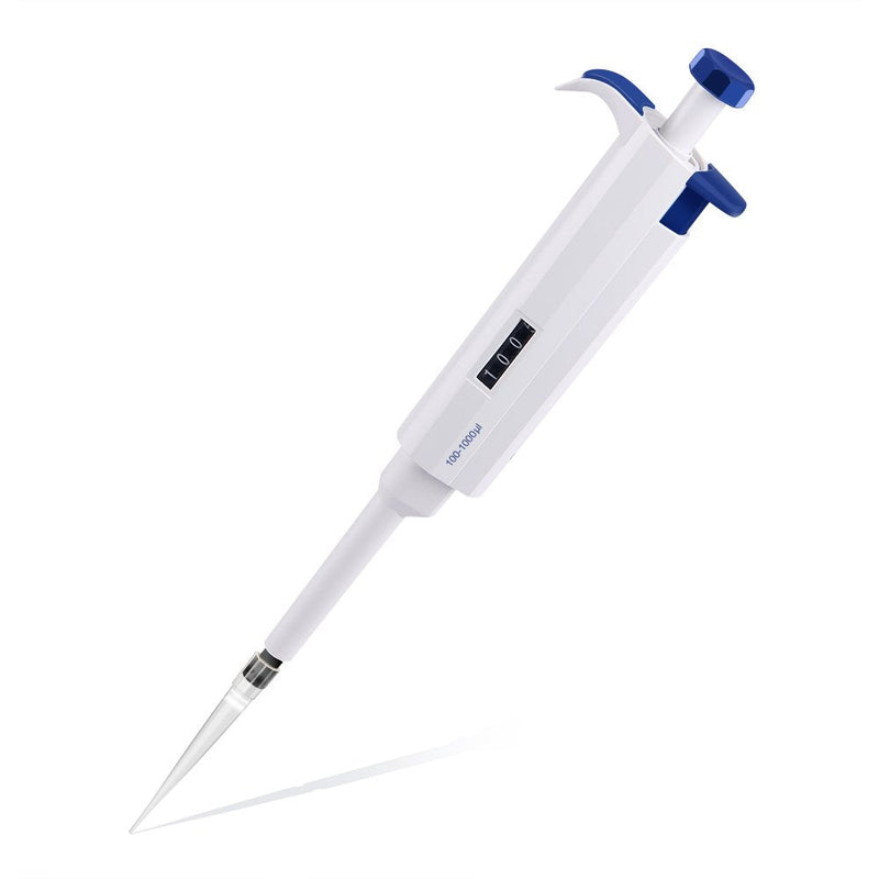 Four E's Scientific 1ml Micropipette Lab Mechanical Adjustable Pipette 100-1000uL 100-1000ul 2