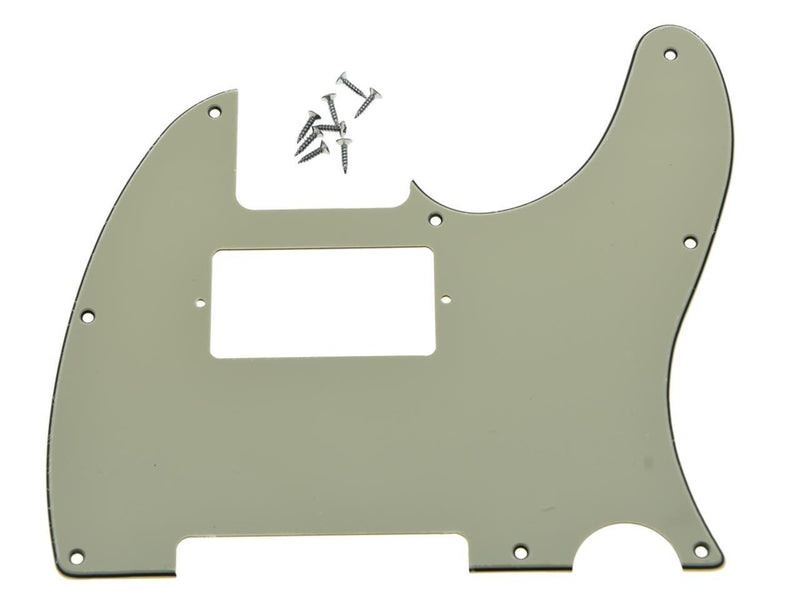 KAISH 8 Hole Tele Guitar Humbucker Pick Guard for USA/Mexican Fender Telecaster Aged White 3 Ply