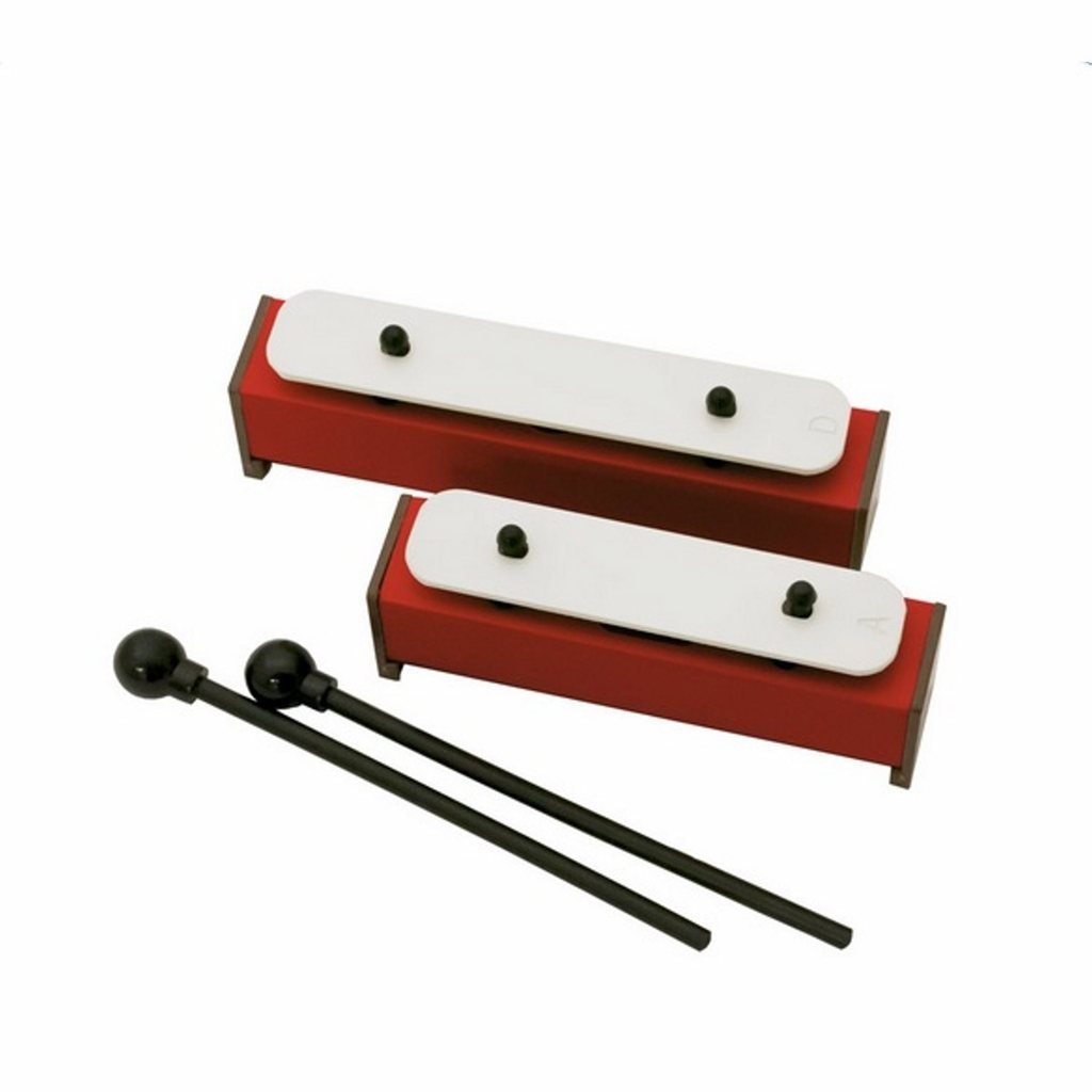 A & D Resonator Bell Set - Red Plastic Set Contains D5 & A5 Bells