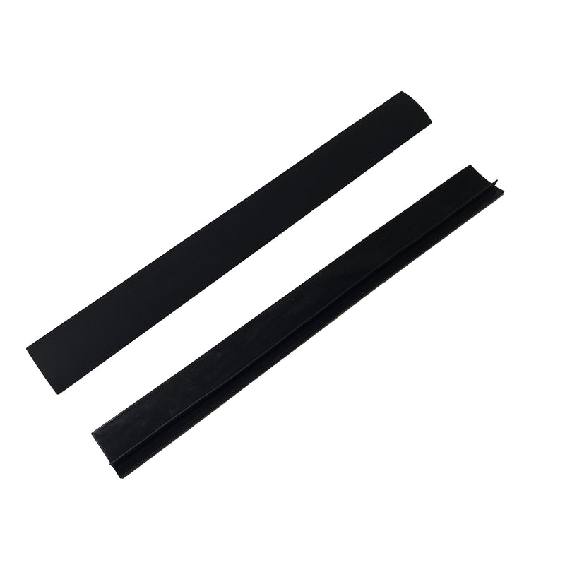 Silicone Home & Stove Counter Gap Covers - Black (Set of 2)