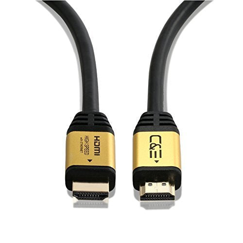 15ft (4.5M) High Speed Ultra 4K HDMI Cable with Ethernet (15 Feet/4.5 Meters) Supports 4Kx2K 60HZ, 18 Gbps - 28 AWG - 3D/ARC/CEC/HDCP 2.2/CL3 - Xbox PS4 PC HDTV CNE617657 (2 Pack) 15 Feet 2 Pack