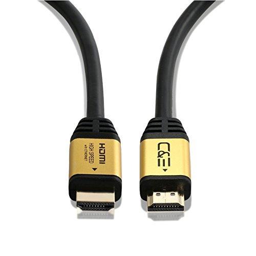 25ft (7.6M) High Speed Ultra 4K HDMI Cable with Ethernet (25 Feet/7.6 Meters) Supports 4Kx2K 60HZ, 18 Gbps - 28 AWG - 3D/ARC/CEC/HDCP 2.2/CL3 - Xbox PS4 PC HDTV CNE617695 (2 Pack) 25 Feet 2 Pack