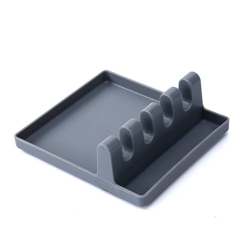 Tomorrow's Kitchen Silicone Utensil Rest, Grey (46703606) standard Gray