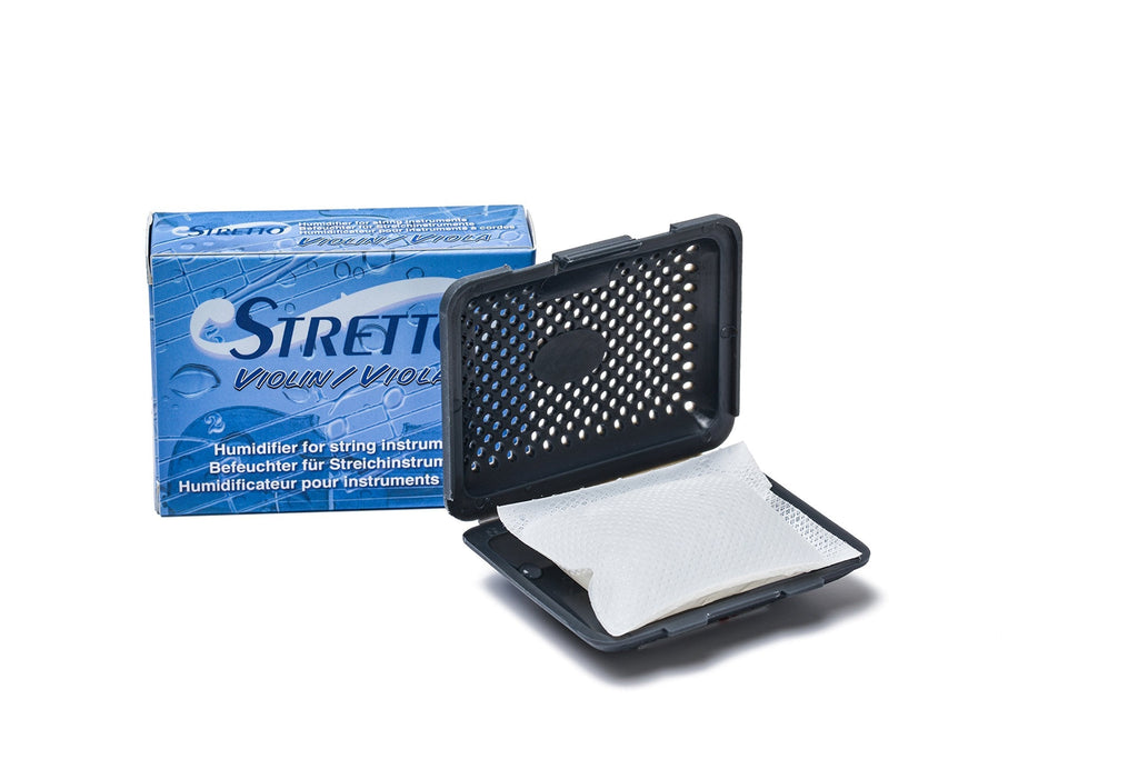 STRETTO 1010 Humidifier for Violin, Viola and Small Instruments incl. case and 2 humid Bags (STR-1010) Original Version