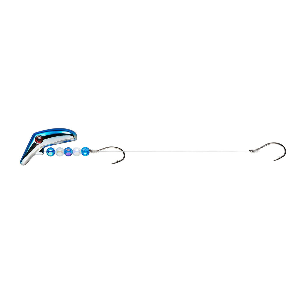 Lindy Lil' Guy Walleye Fishing Rigging - Adds Crankbait-Style Action and Floatation to Lindy Rigs 1 Inch Silver/Blue