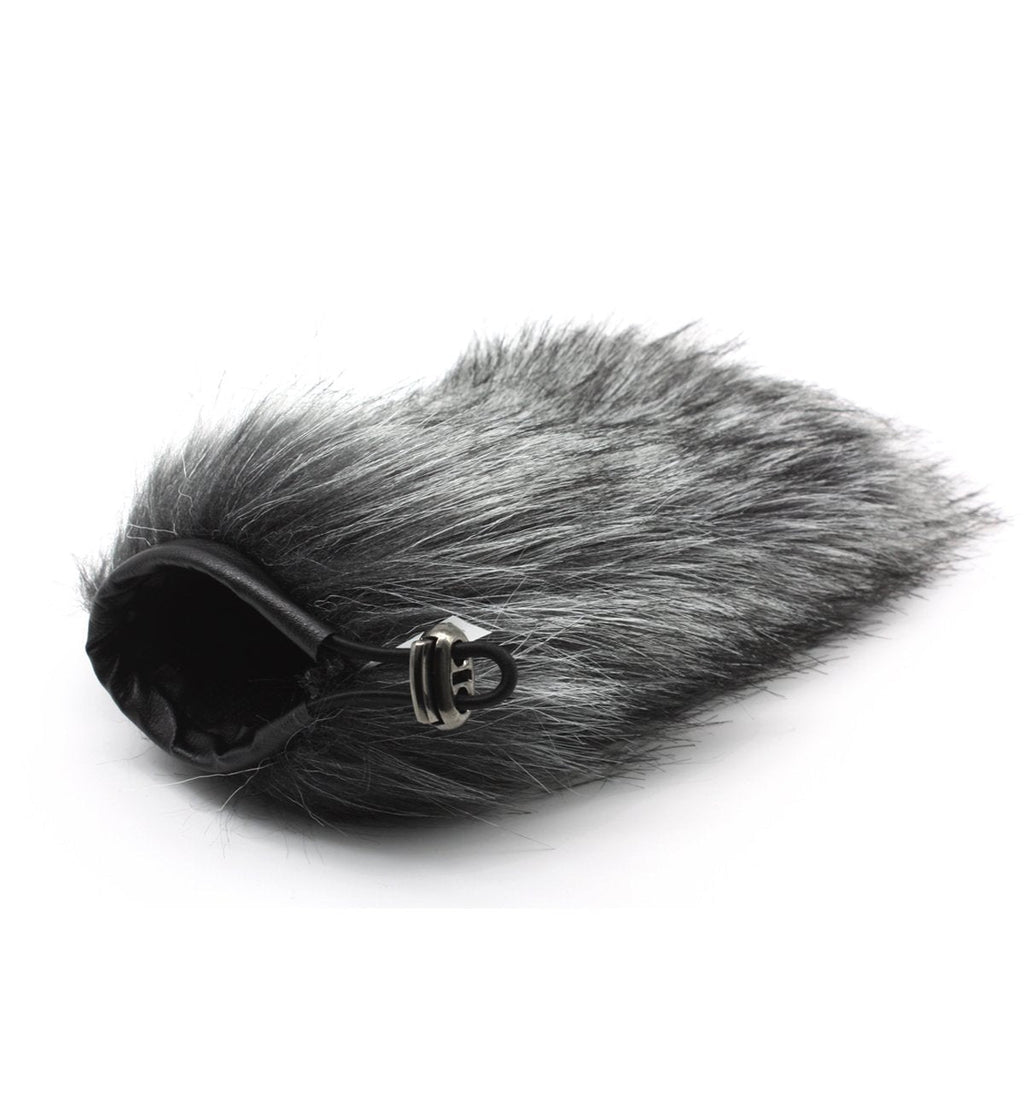 HUANOR HN-17 Furry Outdoor Microphone Windscreen Windshield Cover for RODE VIDEOMIC GO Shotgun Recorder (40mm x 5.52")