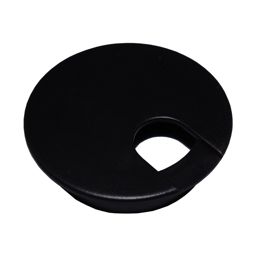 Desk Cord Cable Wire Grommet Black 2-1/2" #1031 (5 Desk Grommets) 5 Desk Grommets