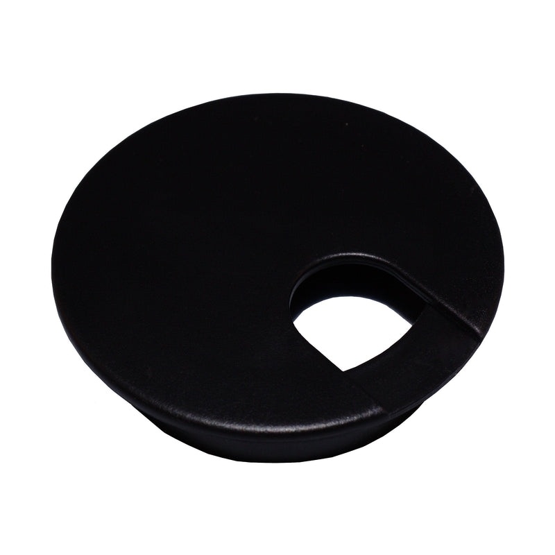 Desk Cord Cable Wire Grommet Black 2-1/2" #1031 (5 Desk Grommets) 5 Desk Grommets