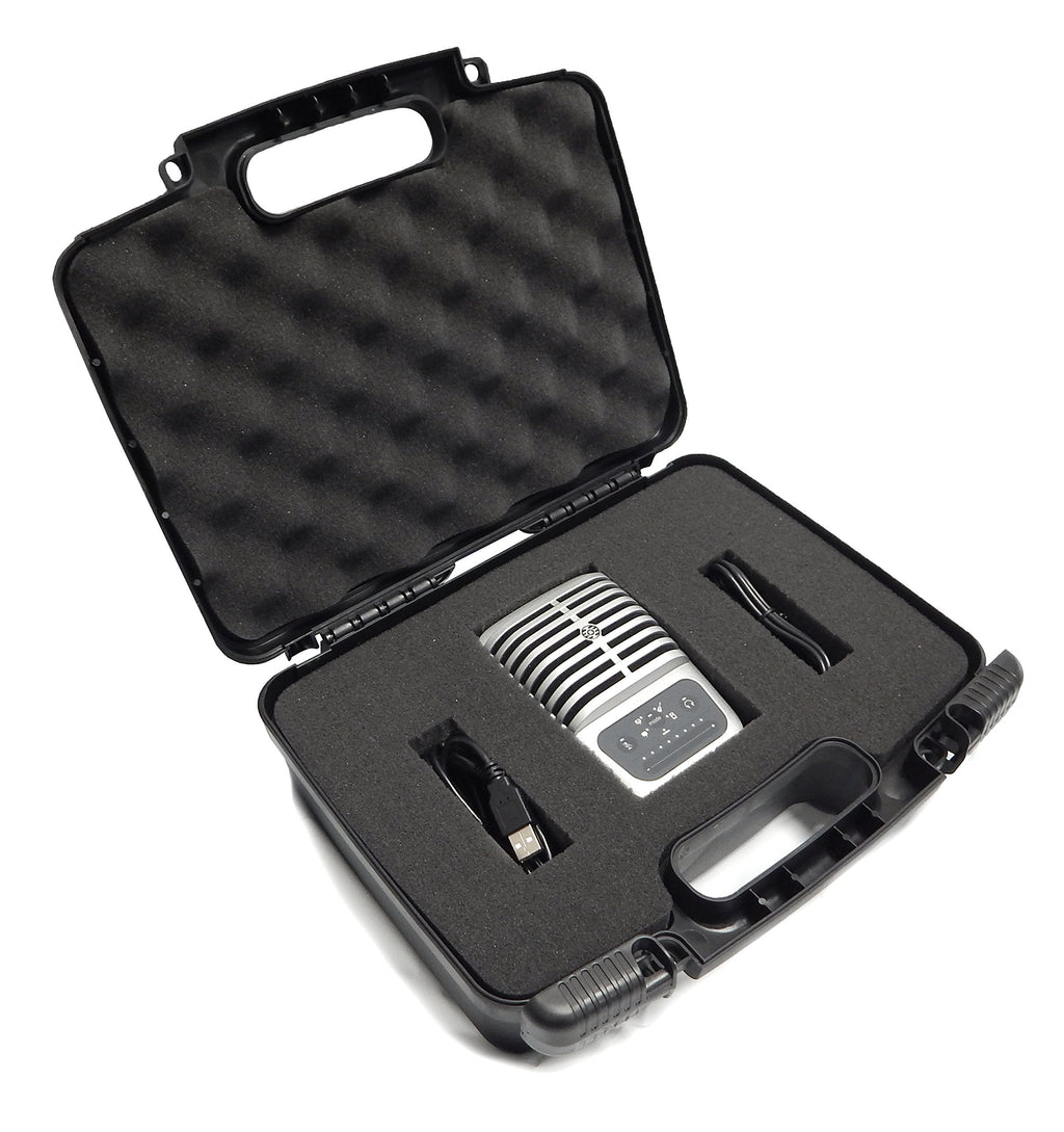 [AUSTRALIA] - Casematix Studio Microphone Case Compatible with Mv51 Digital Large Diaphragm Condenser Mic, Mvi Audio Interface, Mv88, MvL, Lavalier Mic and More, Includes Case Only 