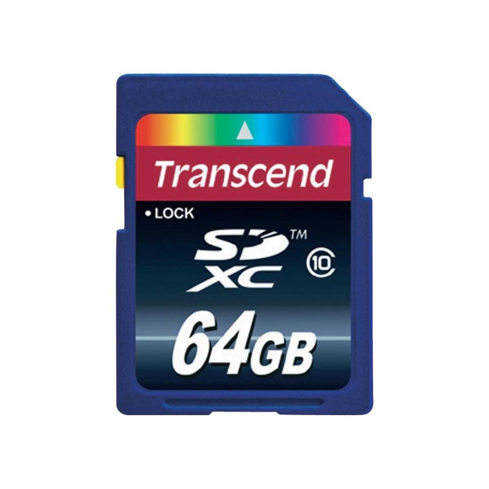 Transcend SD Card Compatible With Canon EOS Rebel T6 Digital Camera Memory Card 64GB Secure Digital Class 10 Extreme Capacity (SDXC) Memory Card
