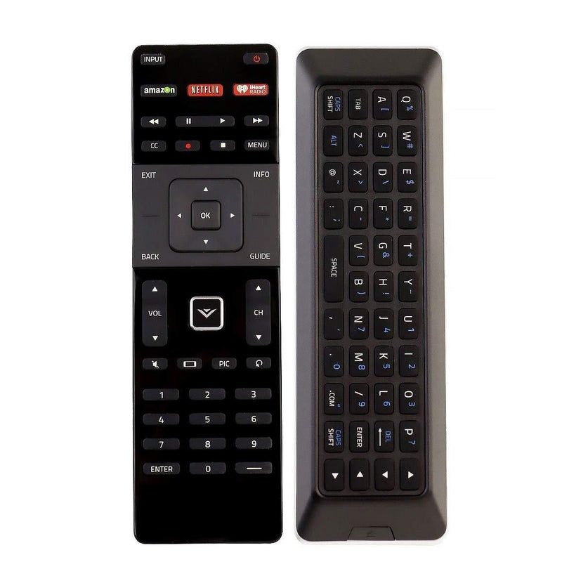 New XRT500 QWERTY Keyboard with Back Light Remote fit for VIZIO M43-C1 M49-C1 M50-C1 M55-C2 M60-C3 M65-C1 M70-C3 M75-C1 M80-C3 M322I-B1 M422I-B1 M492I-B2 M502I-B1 M552I-B2 M602I-B3 M652I-B2 M702I-B3