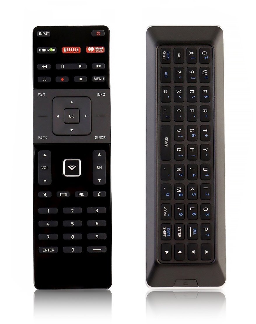 New XRT500 QWERTY Keyboard with Back Light Remote fit for VIZIO P702UI-B3 RS65-BL M602I-B3 M322I-B1 M422I-B1 M602I-B3 P502UI-B1E P552UI-B2 P602UI-B3 P652UI-B2 P502UI-B1 E401i-a3