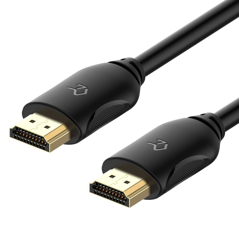 Rankie HDMI Cable, Supports Ethernet, 3D, 4K and Audio Return, 6FT, Black