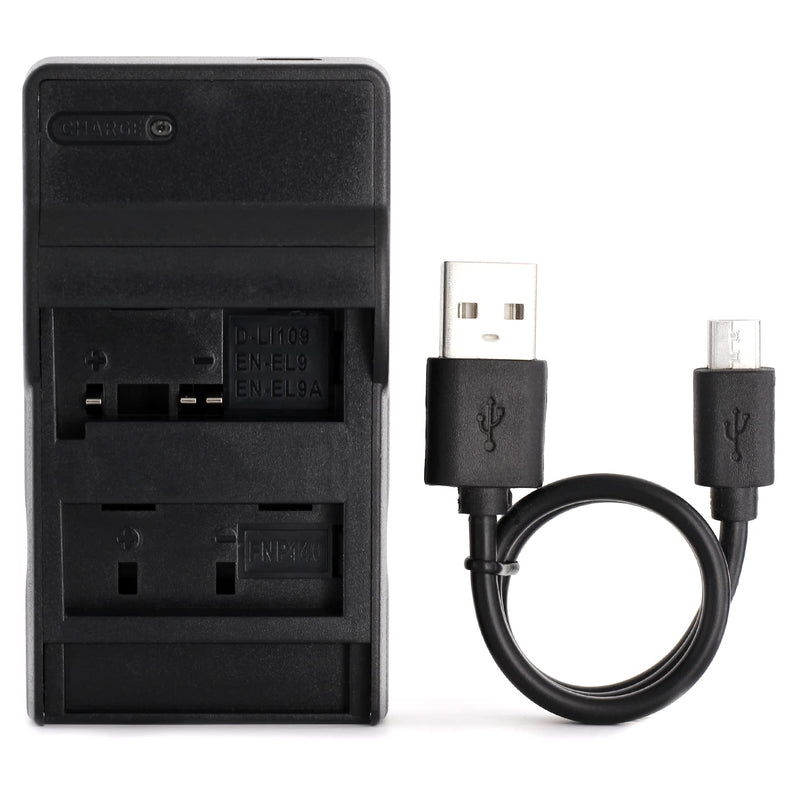 D-Li109 USB Charger for Pentax K-1S, K-30, K-50, K-500, K-r Camera and More