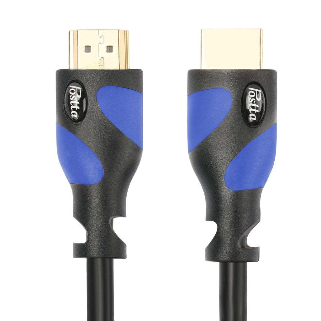 Postta Ultra HDMI 2.0V Cable(25 Feet) Support 4K 2160P,1080P,3D,Audio Return and Ethernet - 1 Pack 25FT Blue