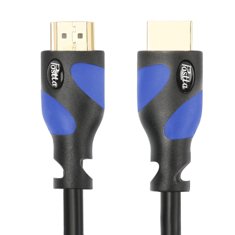 Postta HDMI Cable(10 Feet Blue) Ultra HDMI 2.0V Support 4K 2160P,1080P,3D,Audio Return and Ethernet - 1 Pack 10FT