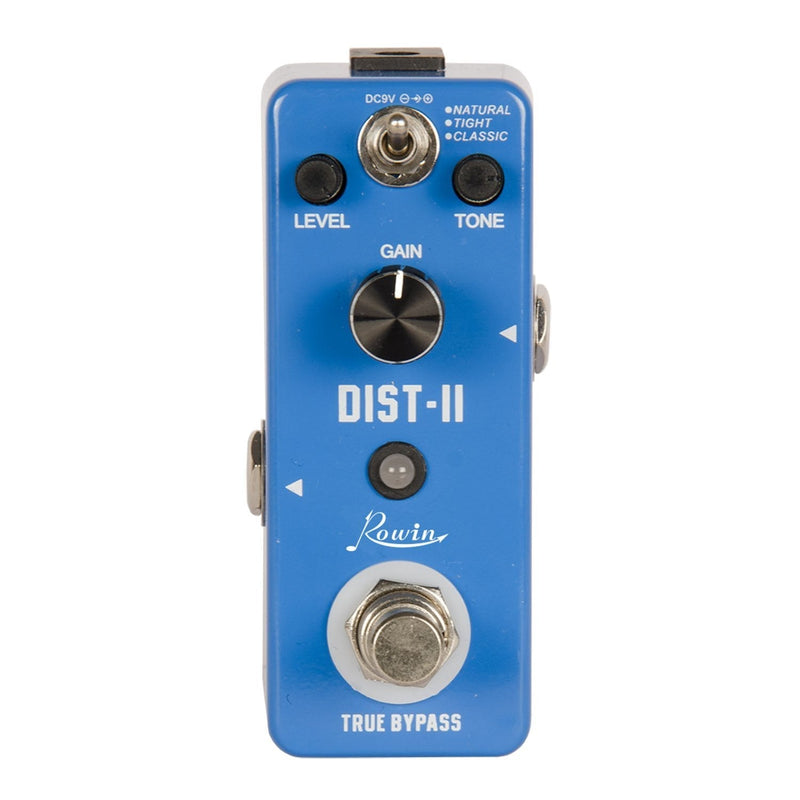 [AUSTRALIA] - Rowin Vintage British Amplifer Distortion Guitar Effect Pedal (Blue) B-Distortion 