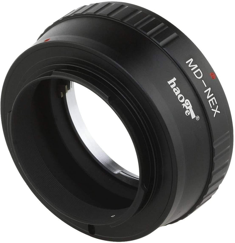 Haoge Lens Mount Adapter for Minolta Rokkor MD MC Lens to Sony E Mount NEX Camera Such as a3000 a3500 a5000 a5100 a6000 a6400 a6500 A7 A7R A7S A7II A7RII A7SII A7III A7RIII A9 VG20 VG30 FS700 FS7 FS5