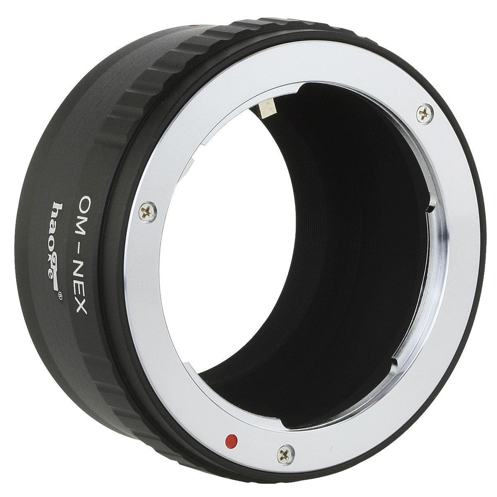 Haoge Lens Mount Adapter for Olympus Zuiko OM Mount Lens to Sony E NEX Camera as a3000 a3500 a5000 a5100 a6000 a6400 a6500 A7 A7R A7S A7II A7RII A7SII A7III A7RIII A9 VG20 VG30 VG900 FS700 FS7 FS5