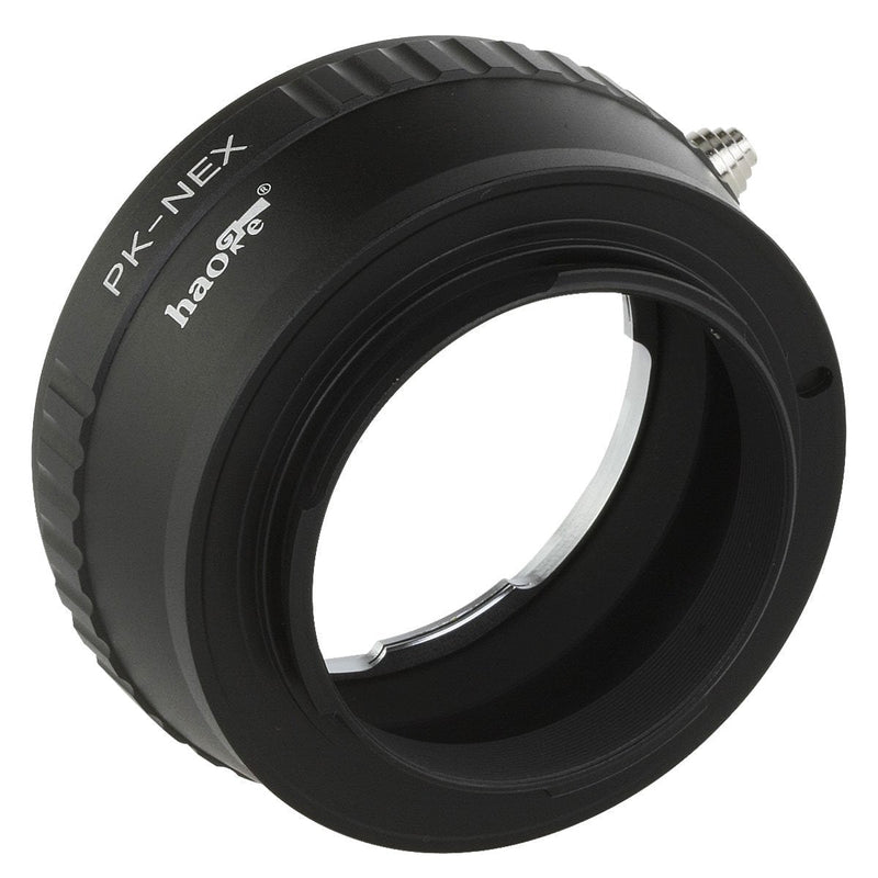 Haoge Lens Mount Adapter for Pentax K PK Mount Lens to Sony E Mount NEX Camera a3000 a3500 a5000 a5100 a6000 a6400 a6500 A7 A7R A7S A7II A7RII A7SII A7III A7RIII A9 VG10 VG20 VG30 VG900 FS700 FS7 FS5