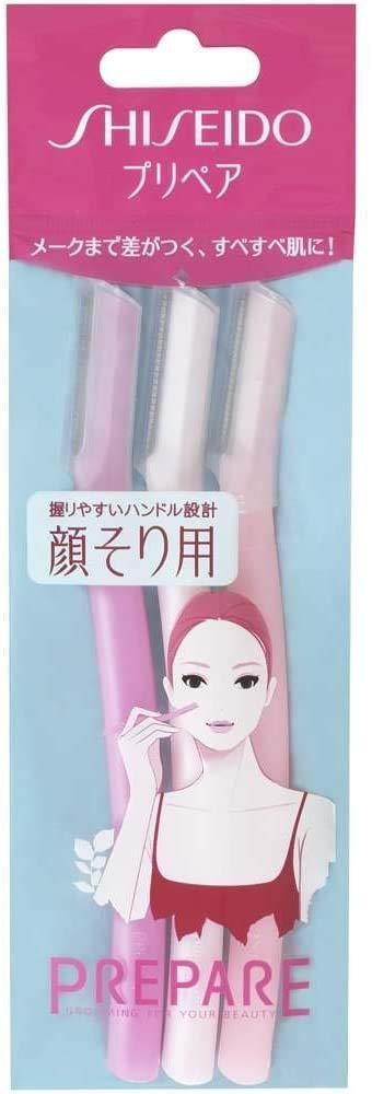 FT Shiseido Facial Razor 3pcs(L) x 4 Pack (total 12 pcs) Value Set (Japan Import)