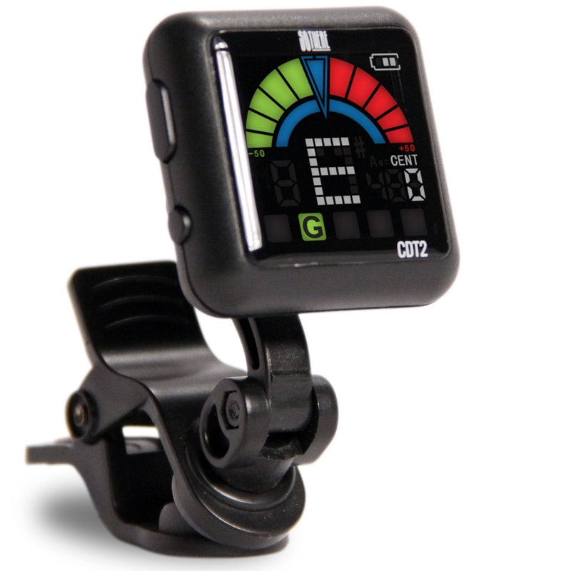 So There Rechargeable Clip-on Tuner for Guitar, Bass, Ukulele, Violin & Other Stringed Instruments