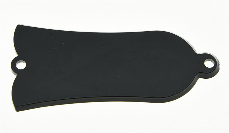 KAISH Black 1 Ply Blank Guitar Truss Rod Cover 2 Hole Fits Gibson Style Les Paul LP 2 Hole for Gibson Les Paul Blank 1 Ply