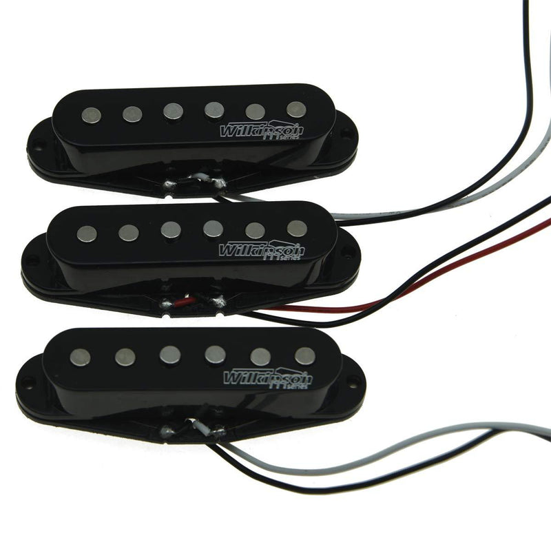 Wilkinson LIC Black ST Strat Vintage Voice Single Coil Pickups Fits Stratocaster